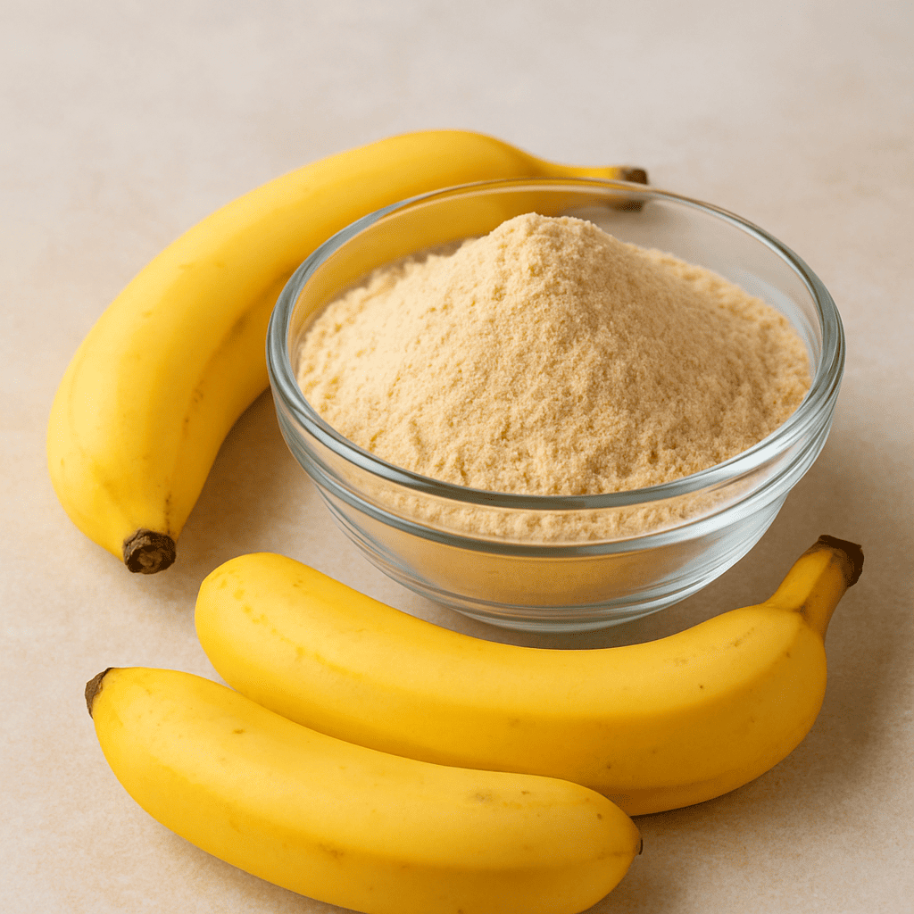 Solar Dried Banana Powder