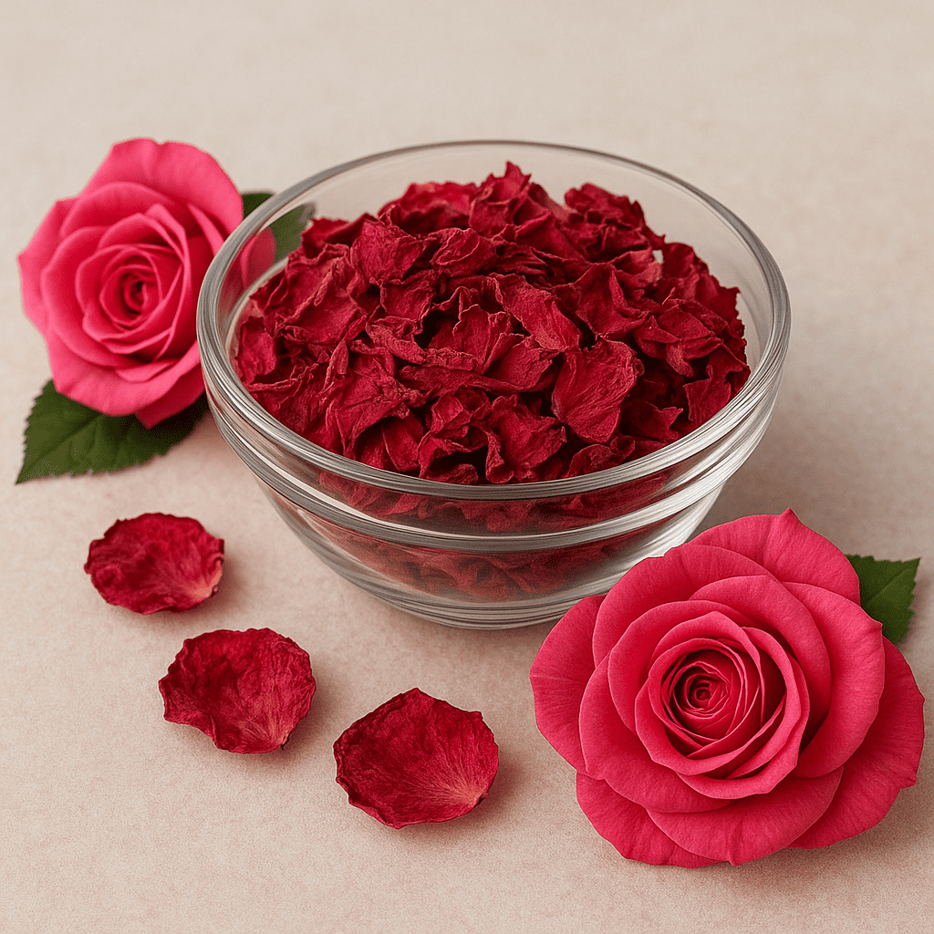 Solar Dried Rose Petals
